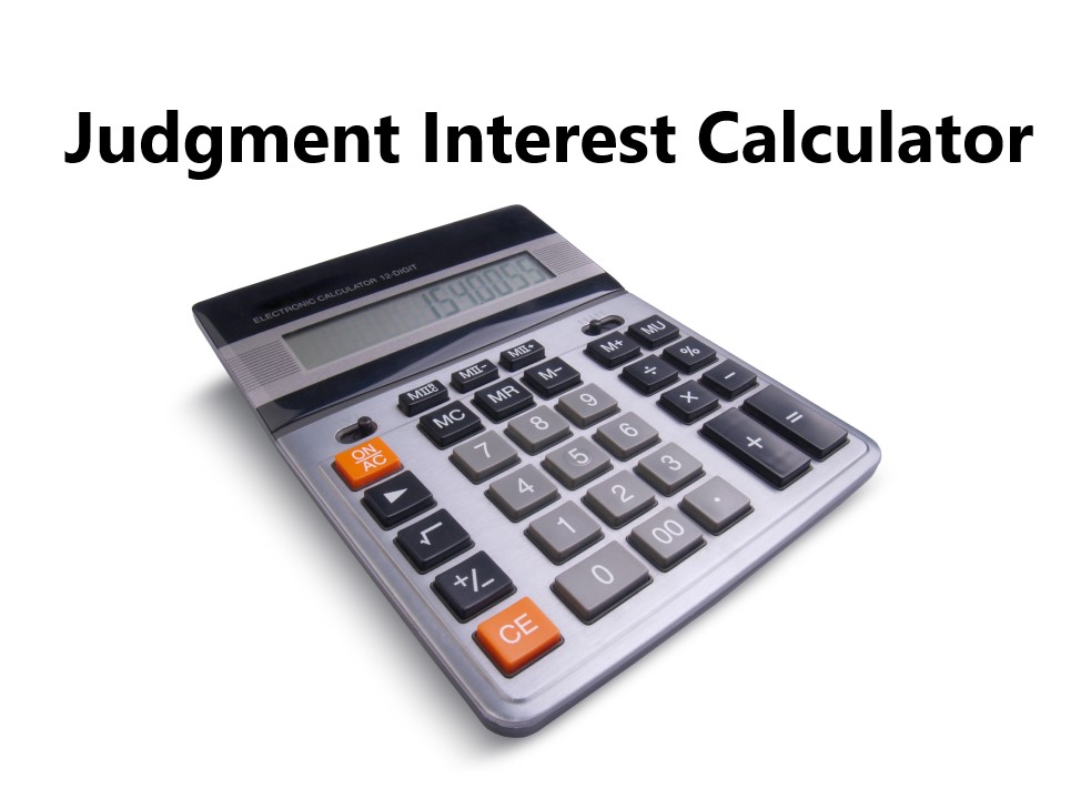 Judgment Interest Calculator